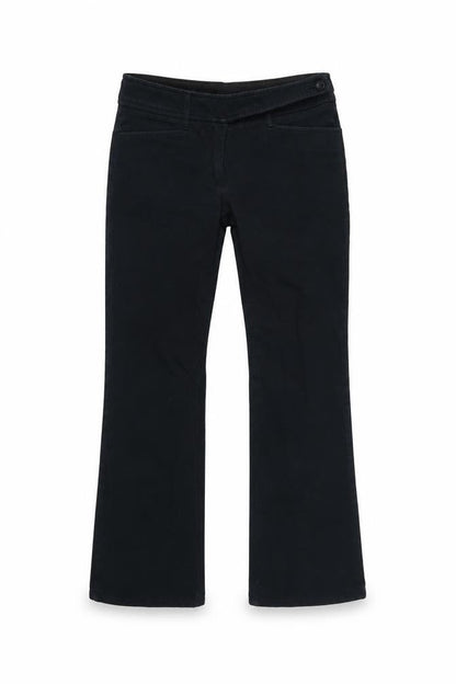 Womens UK Size 8 Autograph Regular Fit  Black Trousers