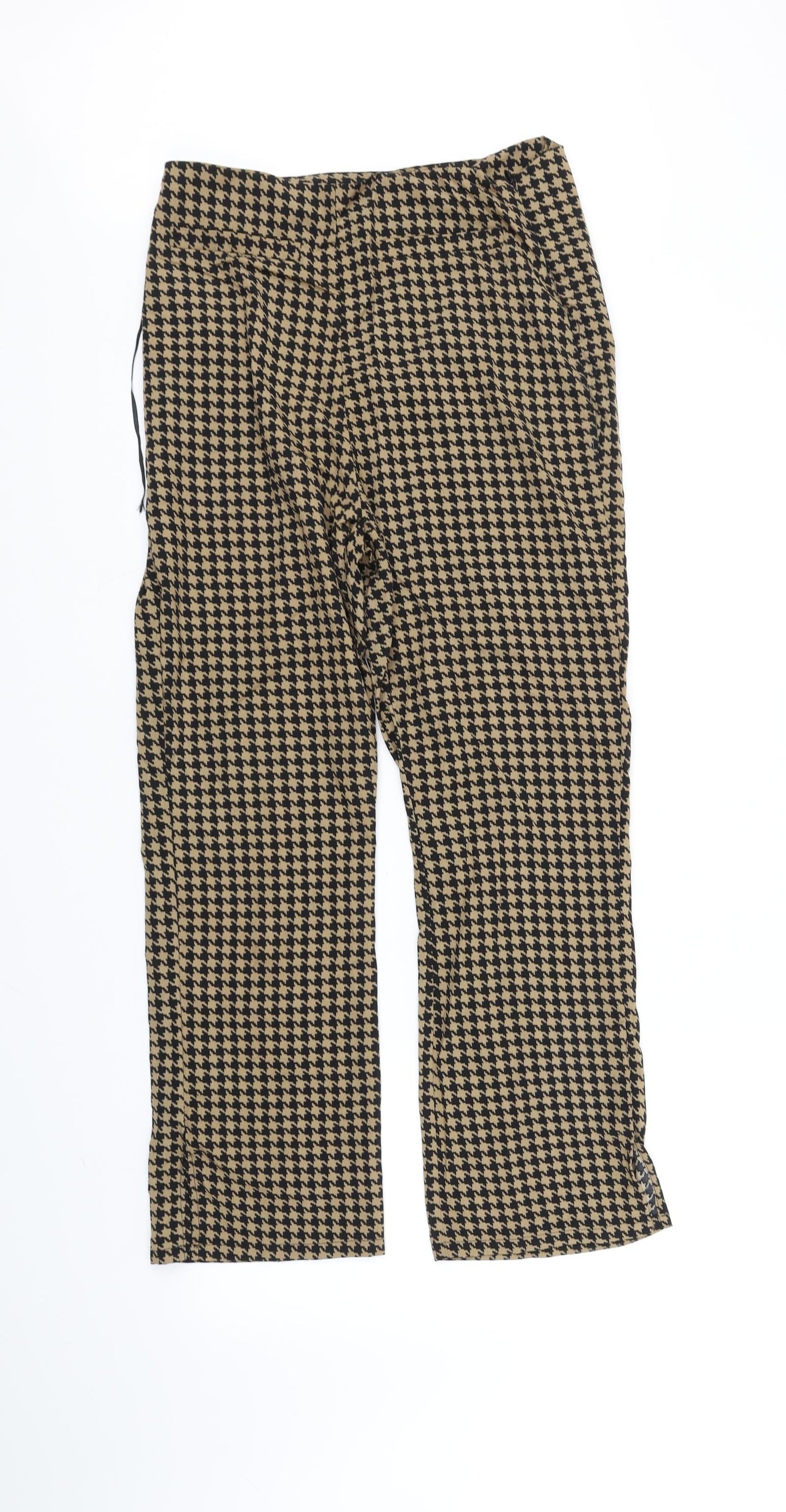 Emory Park Womens Gold Geometric  Trousers  Size M L30 in