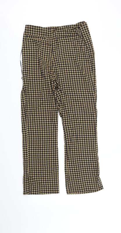 Emory Park Womens Gold Geometric  Trousers  Size M L30 in