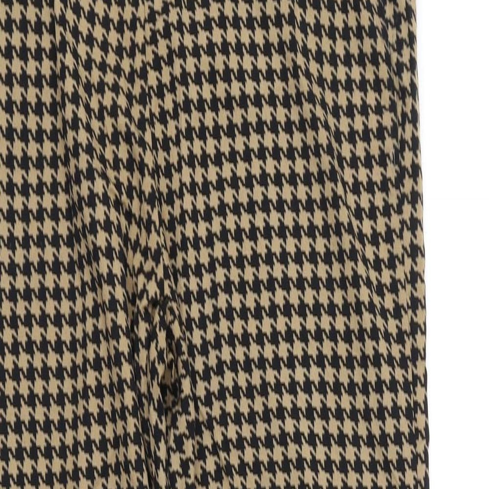 Emory Park Womens Gold Geometric  Trousers  Size M L30 in