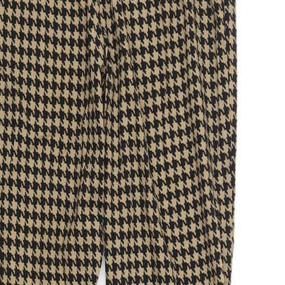 Emory Park Womens Gold Geometric  Trousers  Size M L30 in