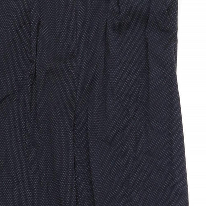 Womens UK Size 14 Marks and Spencer Regular Fit  Blue Trousers