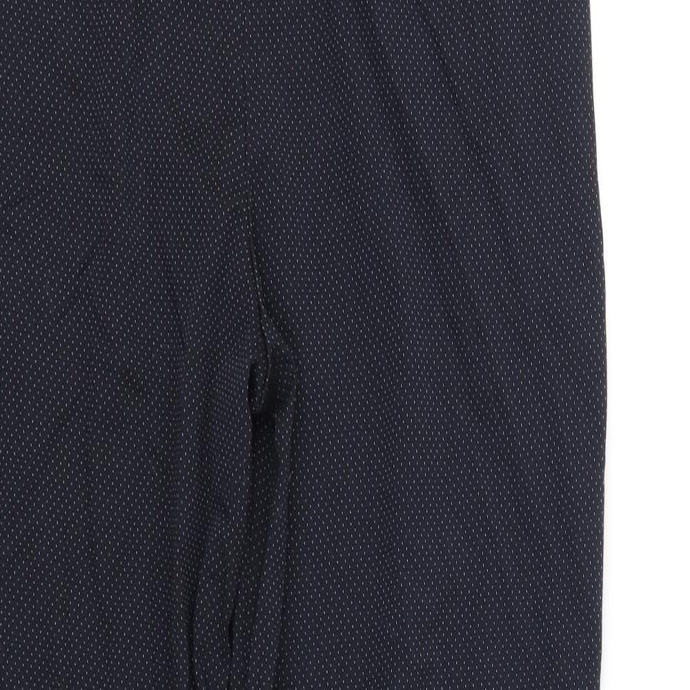 Womens UK Size 14 Marks and Spencer Regular Fit  Blue Trousers