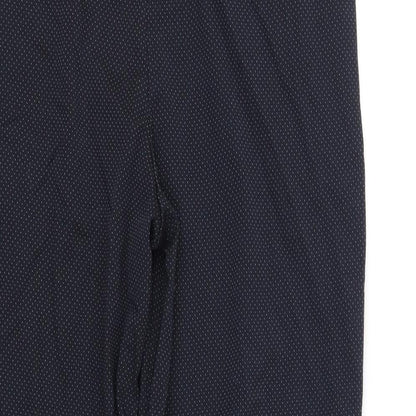 Womens UK Size 14 Marks and Spencer Regular Fit  Blue Trousers