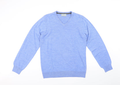 Marks and Spencer Mens Blue   Pullover Jumper Size M