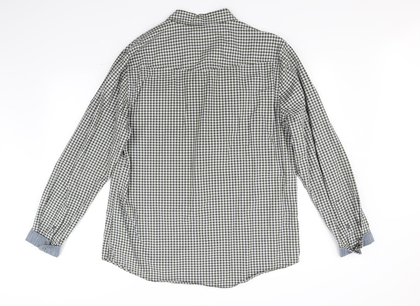 Womens UK Size L Red Herring White Basic Button-Up