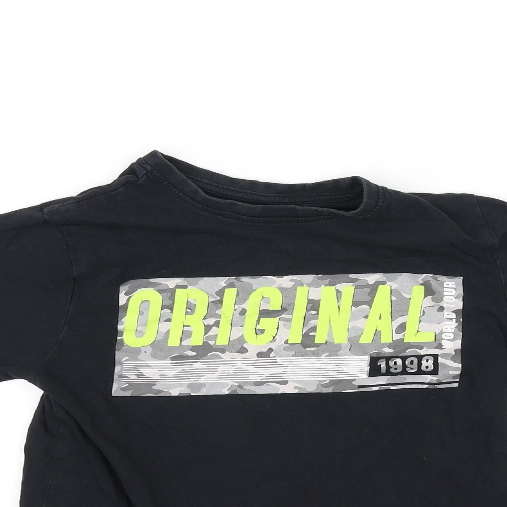 Primark Girls Black   Basic T-Shirt Size 8-9 Years