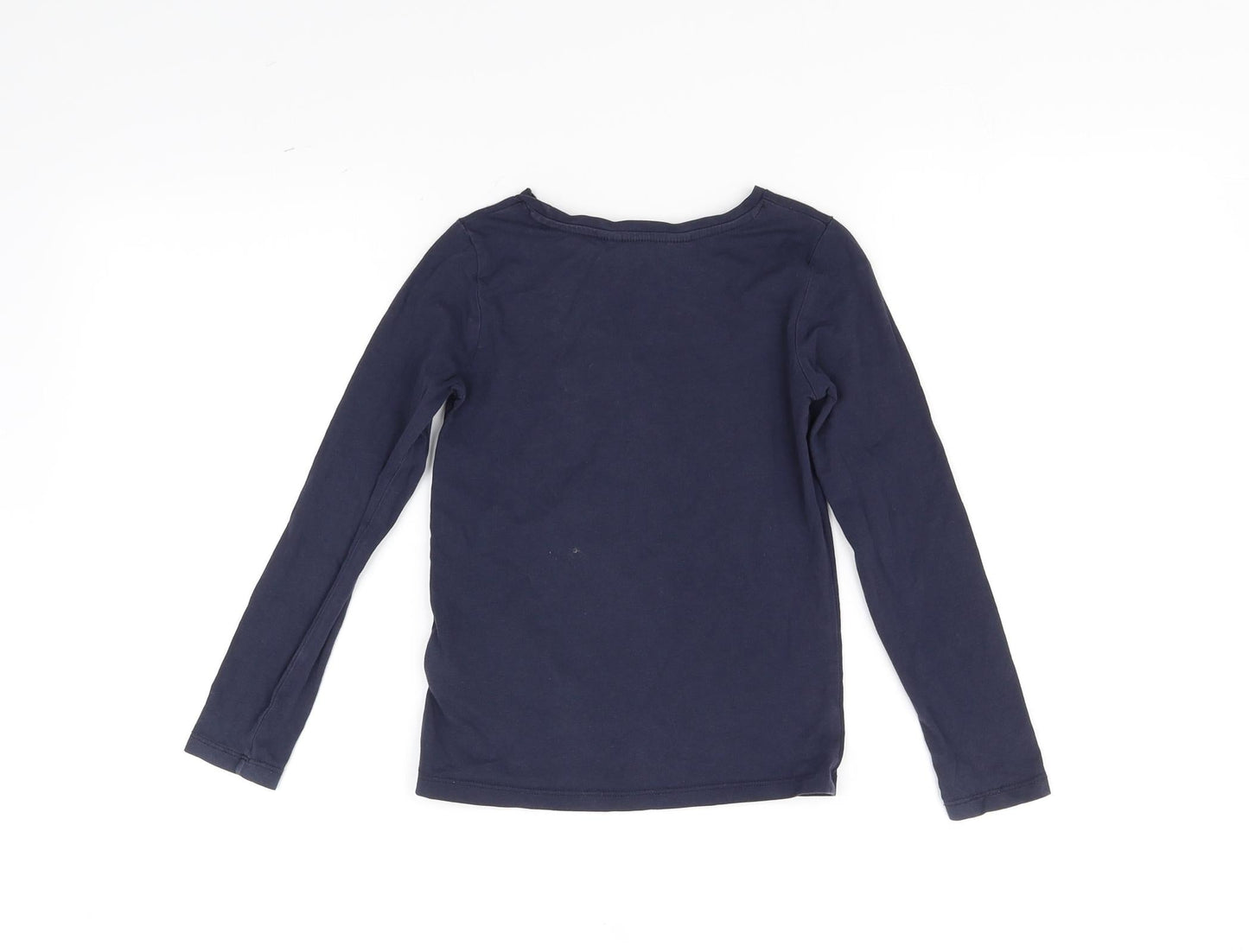 H&M Girls Blue   Basic T-Shirt Size 5-6 Years  - NEW YORK