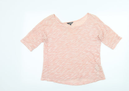 Womens UK Size 10 Limited Collection Pink Basic T-Shirt