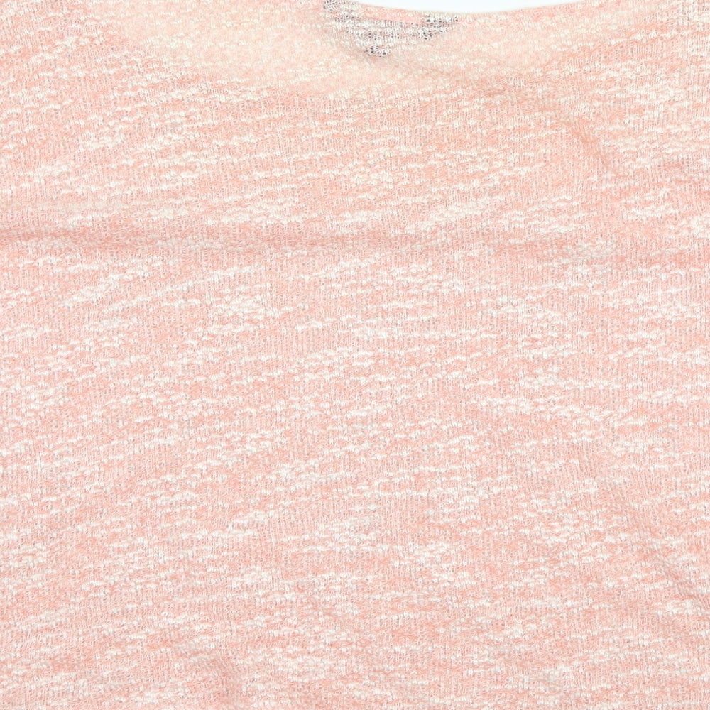 Womens UK Size 10 Limited Collection Pink Basic T-Shirt