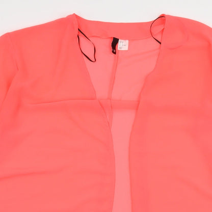 Womens UK Size 12 Divided by H&M Orange Basic Blouse
