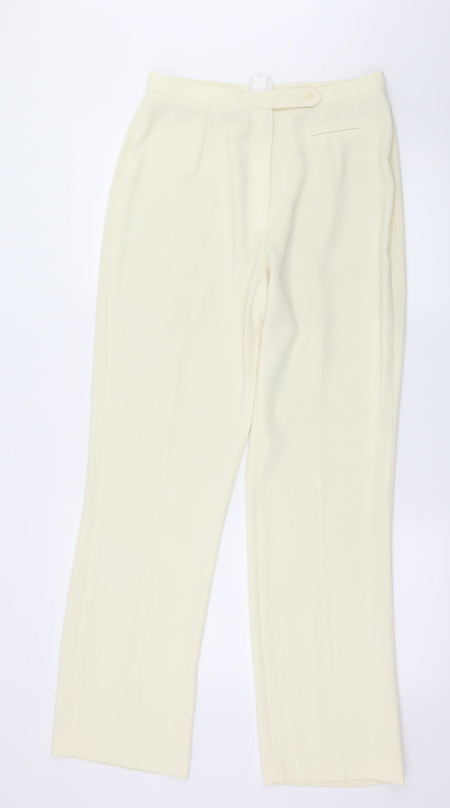 Bay Womens Ivory   Trousers  Size 14 L29 in