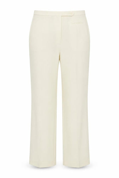 Womens UK Size 14 Bay Regular Fit  Ivory Trousers