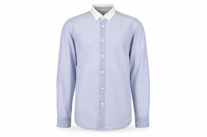 Mens UK Size M NEXT Blue  Button-Up Long Sleeve Casual Shirt