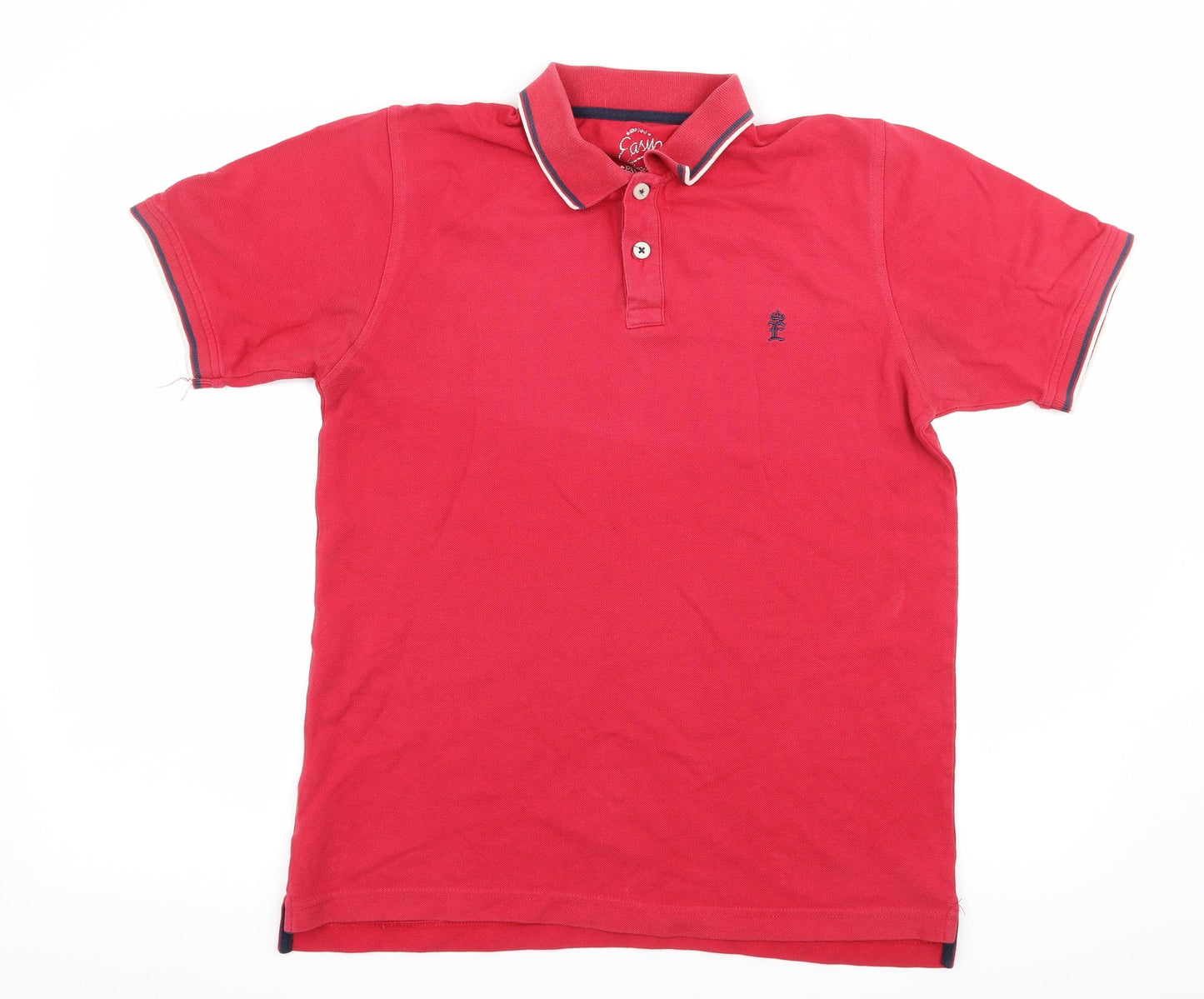 Easy Mens Red  Jersey  Polo Size M