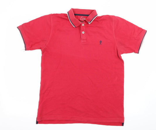 Easy Mens Red  Jersey  Polo Size M