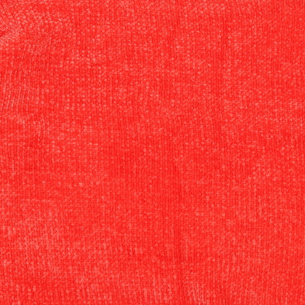 F&F Womens Red  Knit Pullover Jumper Size 14