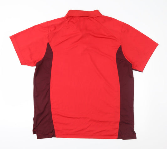 Williams & Brown Mens Red    Polo Size M
