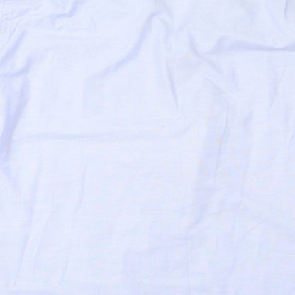 Mens UK Size XL Cedar Wood State Blue  Button-Up Long Sleeve Casual Shirt