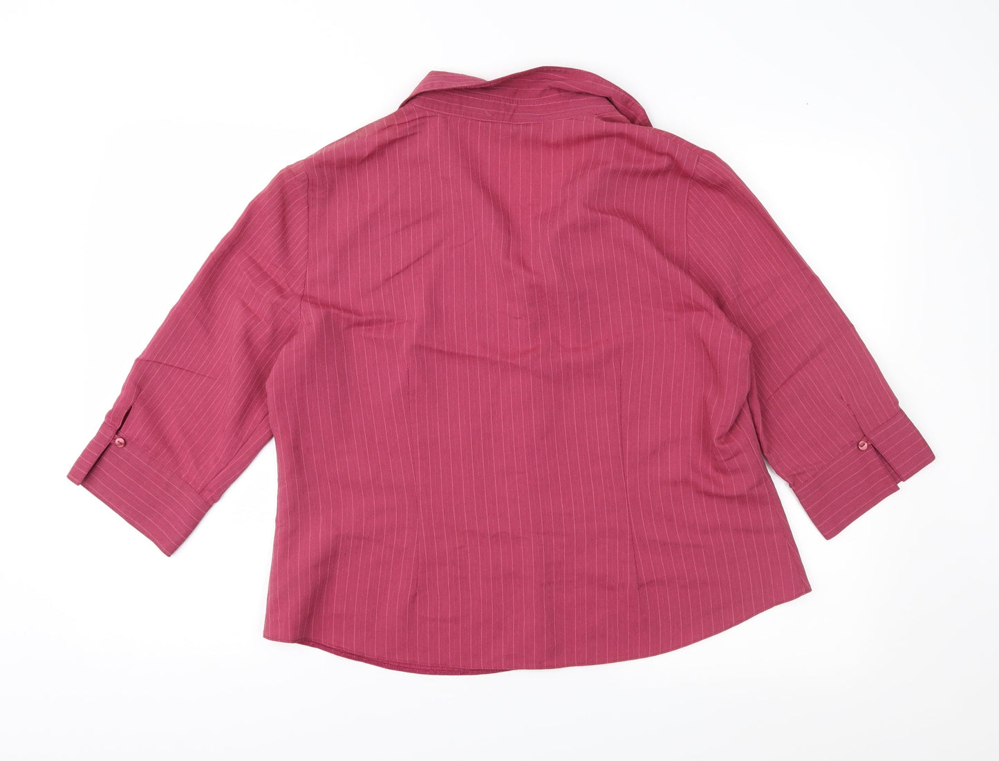 Womens UK Size 16 Dorothy Perkins Pink Basic Blouse