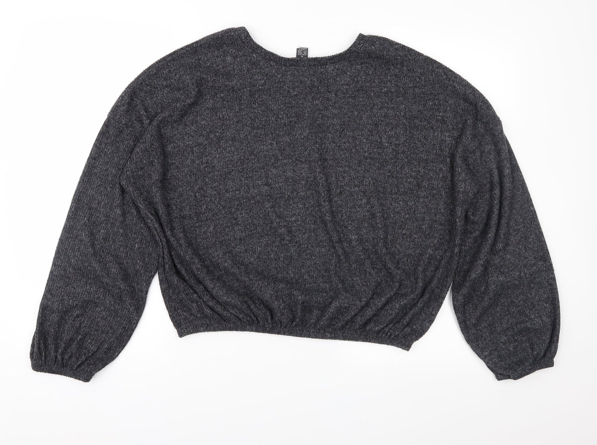 Primark Womens Grey   Pullover Jumper Size M