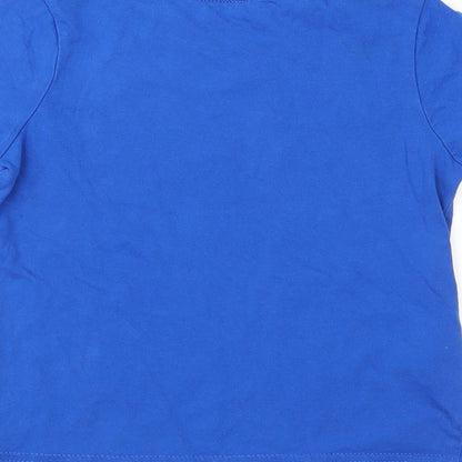 George Boys Blue  Jersey Basic T-Shirt Size 2-3 Years