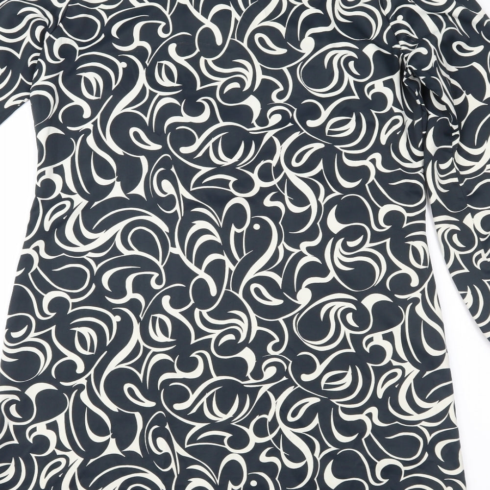 Matalan Womens Blue Geometric  Shift  Size 12