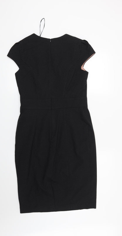 F&F Womens Black Polka Dot  Shift  Size 10