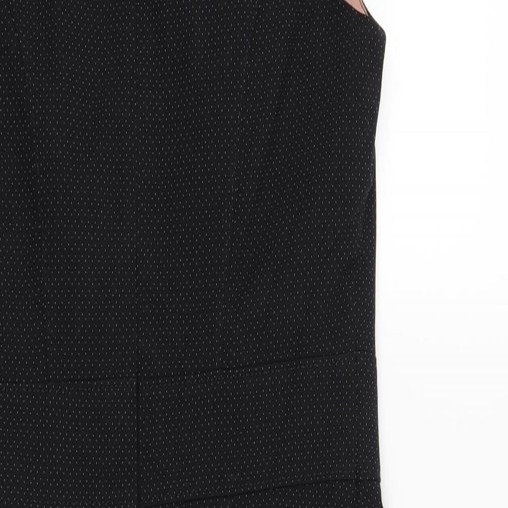 F&F Womens Black Polka Dot  Shift  Size 10