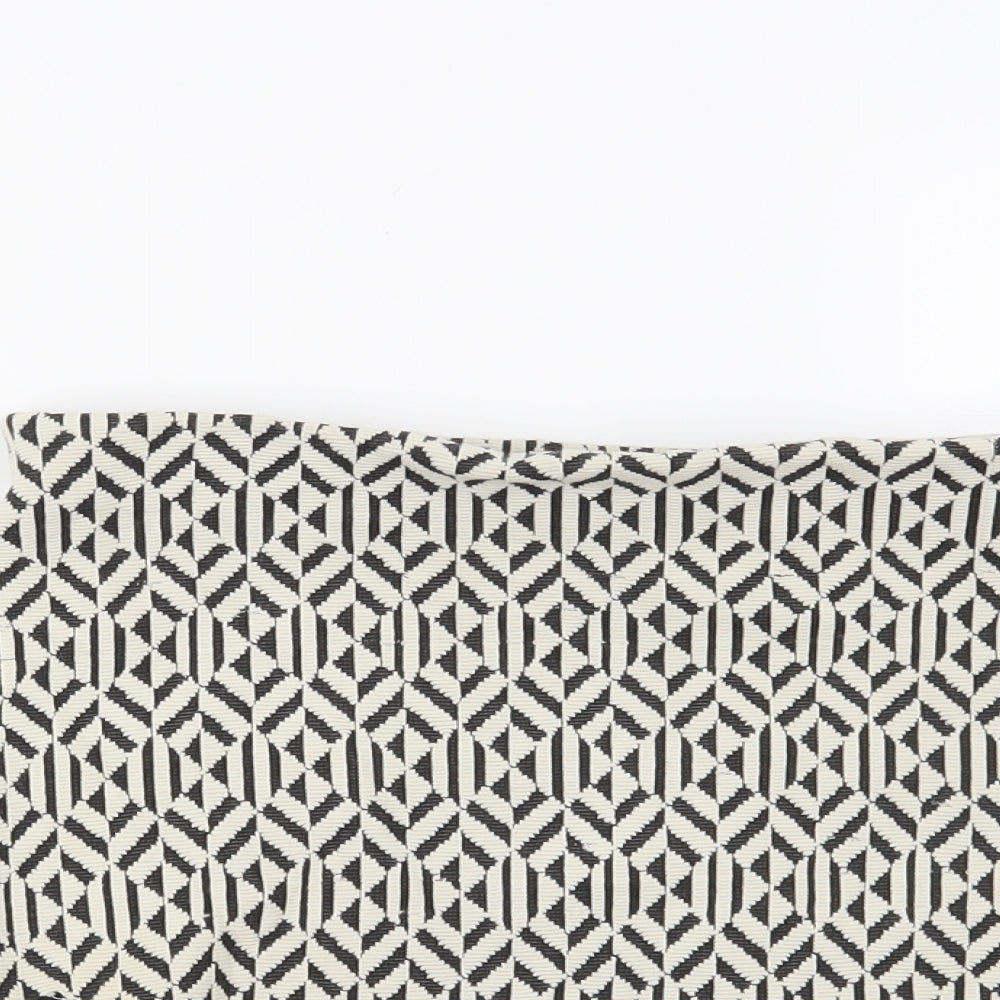 Atmosphere Womens Beige Geometric  Mini Skirt Size 12