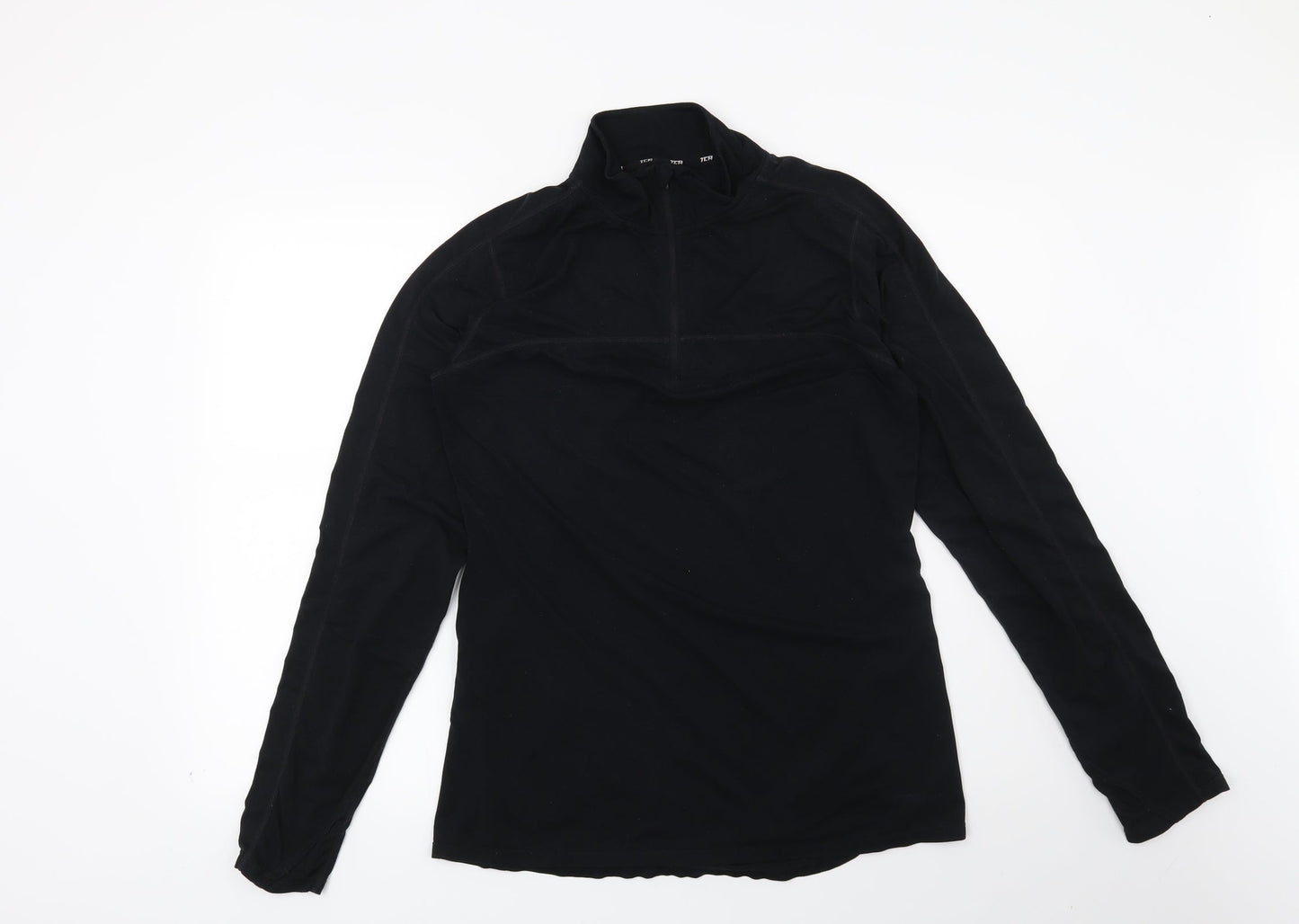 TCA Womens Black   Pullover Sweatshirt Size L