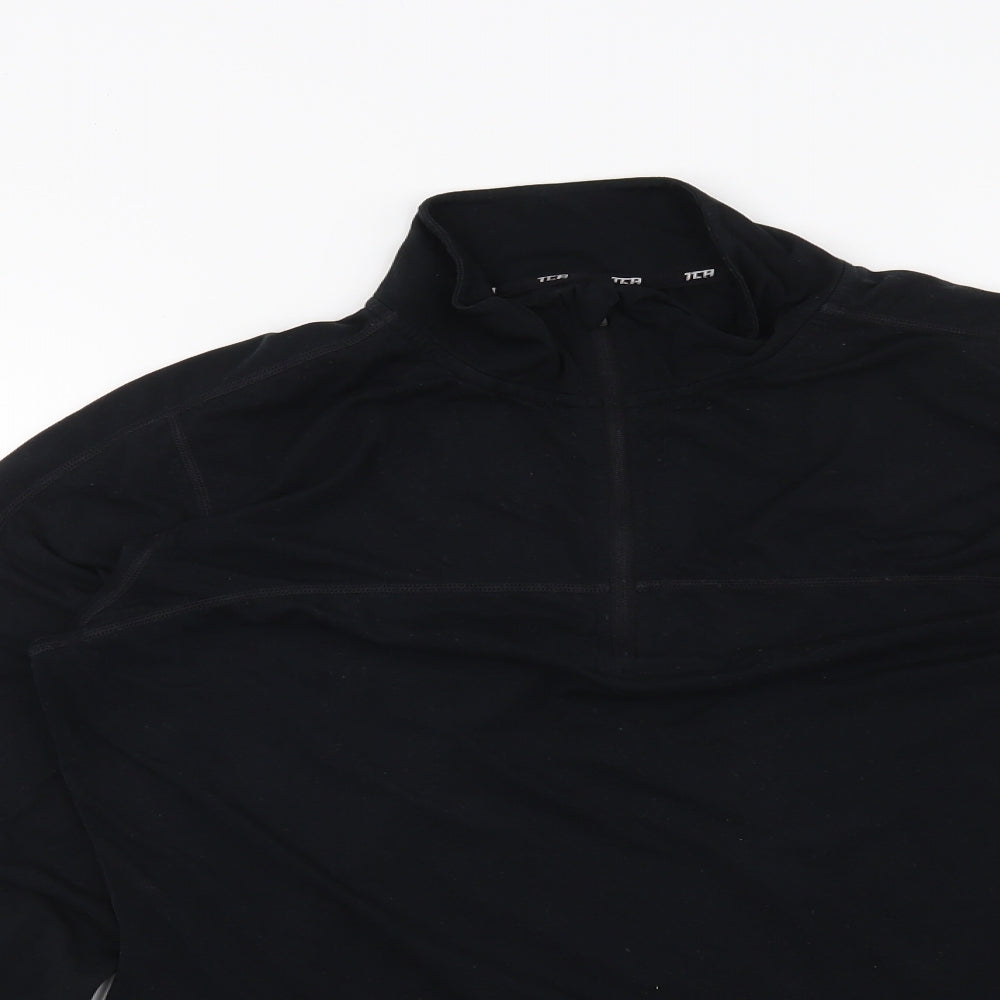TCA Womens Black   Pullover Sweatshirt Size L