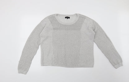New Look Womens Grey   Pullover Jumper Size 12