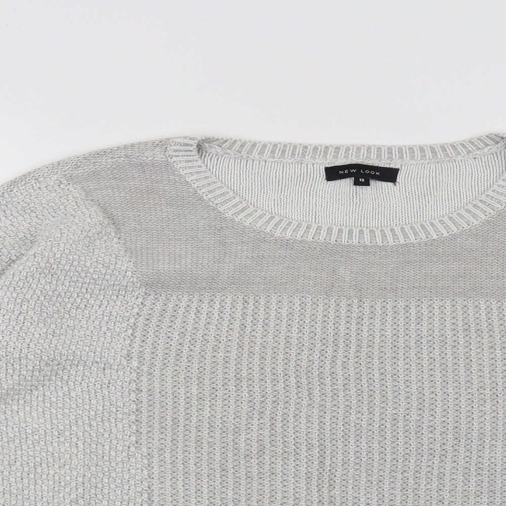 New Look Womens Grey   Pullover Jumper Size 12