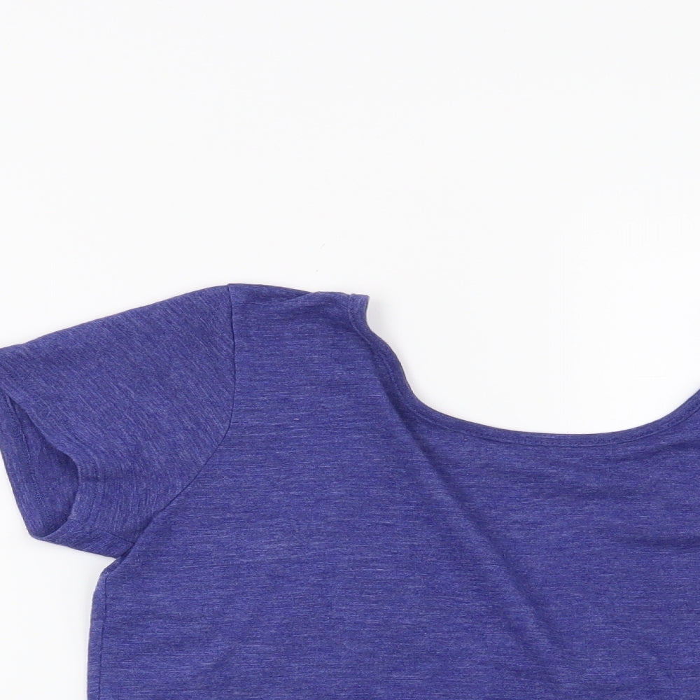 dELiA*s Womens Purple   Basic T-Shirt Size M
