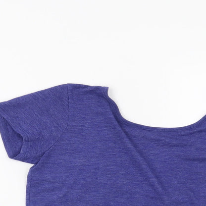 dELiA*s Womens Purple   Basic T-Shirt Size M