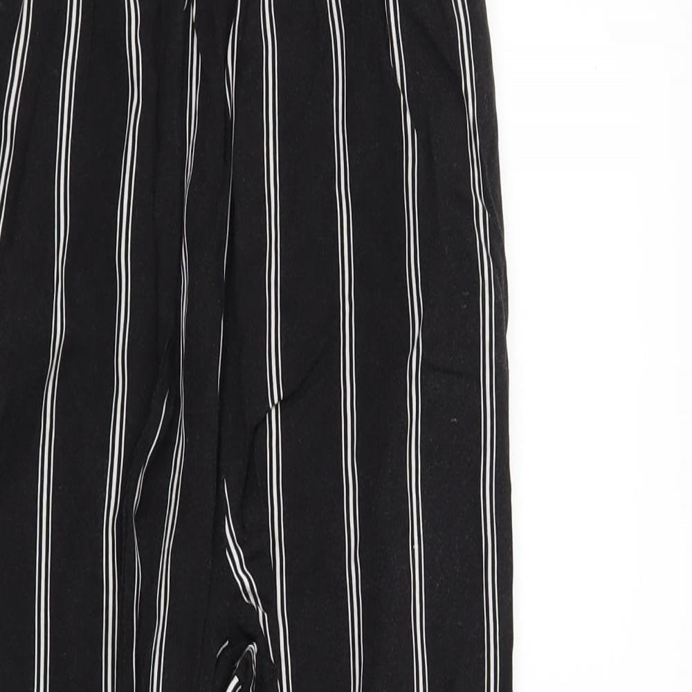 Womens UK Size 6 H&M Regular Fit  Black Trousers