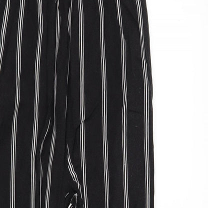 Womens UK Size 6 H&M Regular Fit  Black Trousers