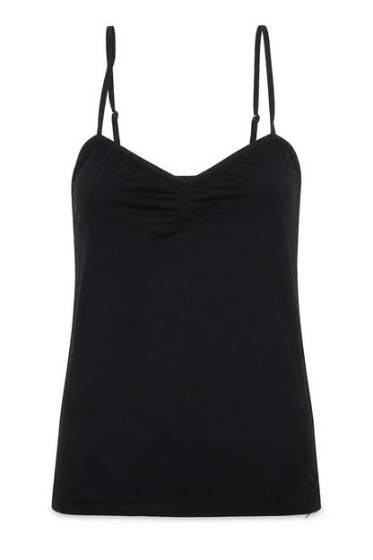 Womens UK Size 10 ASOS Black Basic Tank