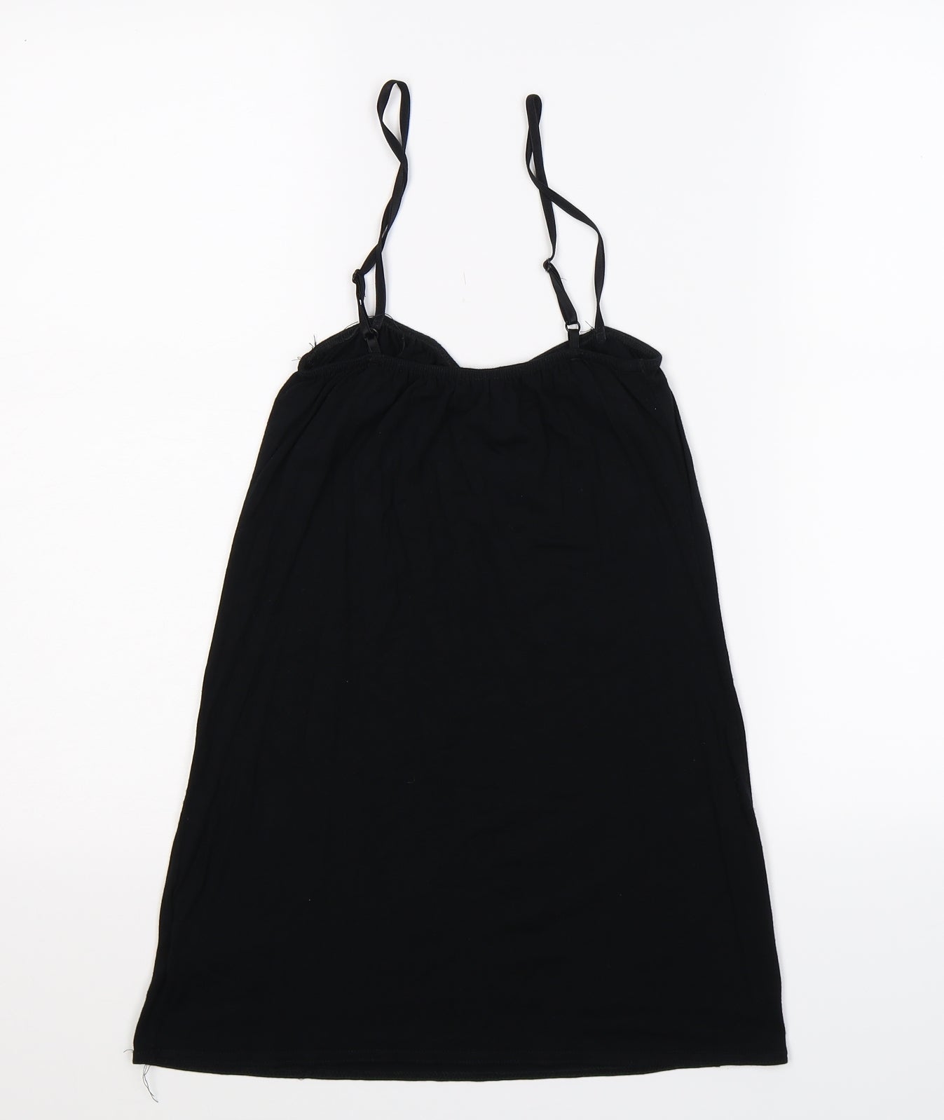 Womens UK Size 10 ASOS Black Basic Tank