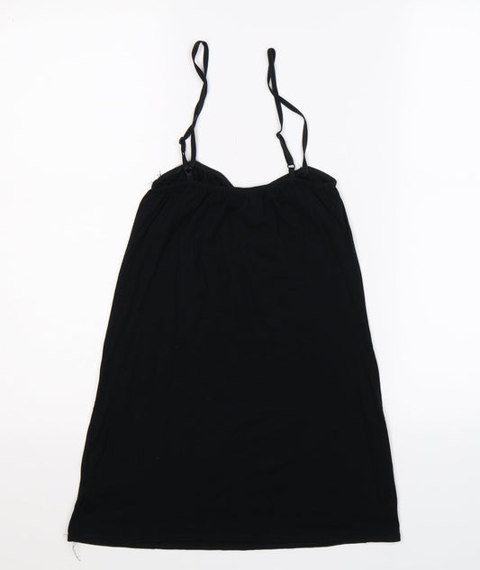 Womens UK Size 10 ASOS Black Basic Tank