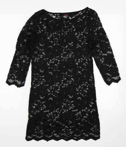 ASOS Womens Black  Lace Mini  Size 10