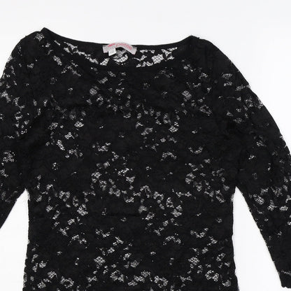 ASOS Womens Black  Lace Mini  Size 10