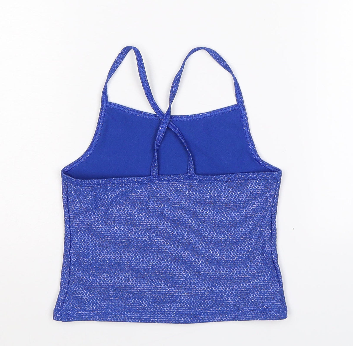Marks & Spencer Girls Blue   Basic Tank Size 7-8 Years