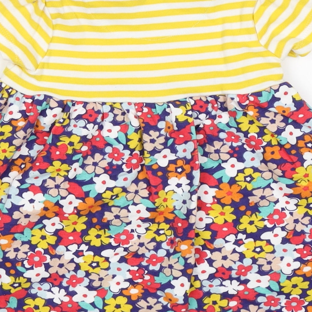 Mini Club Girls Multicoloured Floral  Fit & Flare  Size 6-9 Months