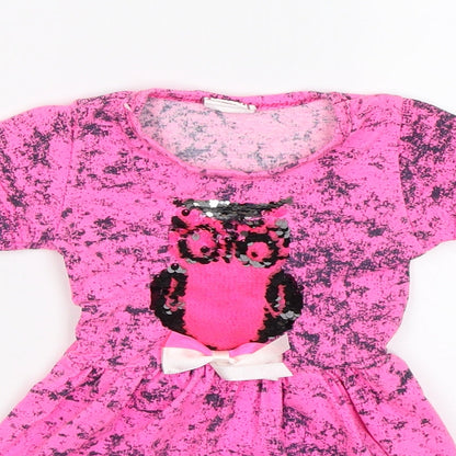 Nehir Girls Pink   Fit & Flare  Size 18-24 Months