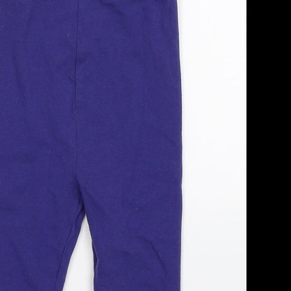Mini Club Girls Purple   Capri Leggings Size 6-9 Months