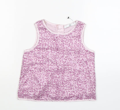 Marks and Spencer Girls Pink   Basic T-Shirt Size 4-5 Years