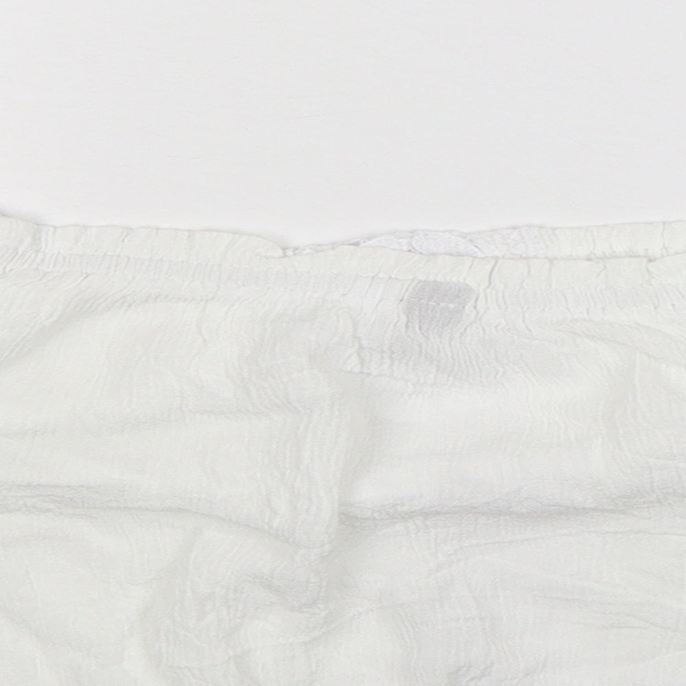 Womens UK Size 10 Divided White Basic Blouse