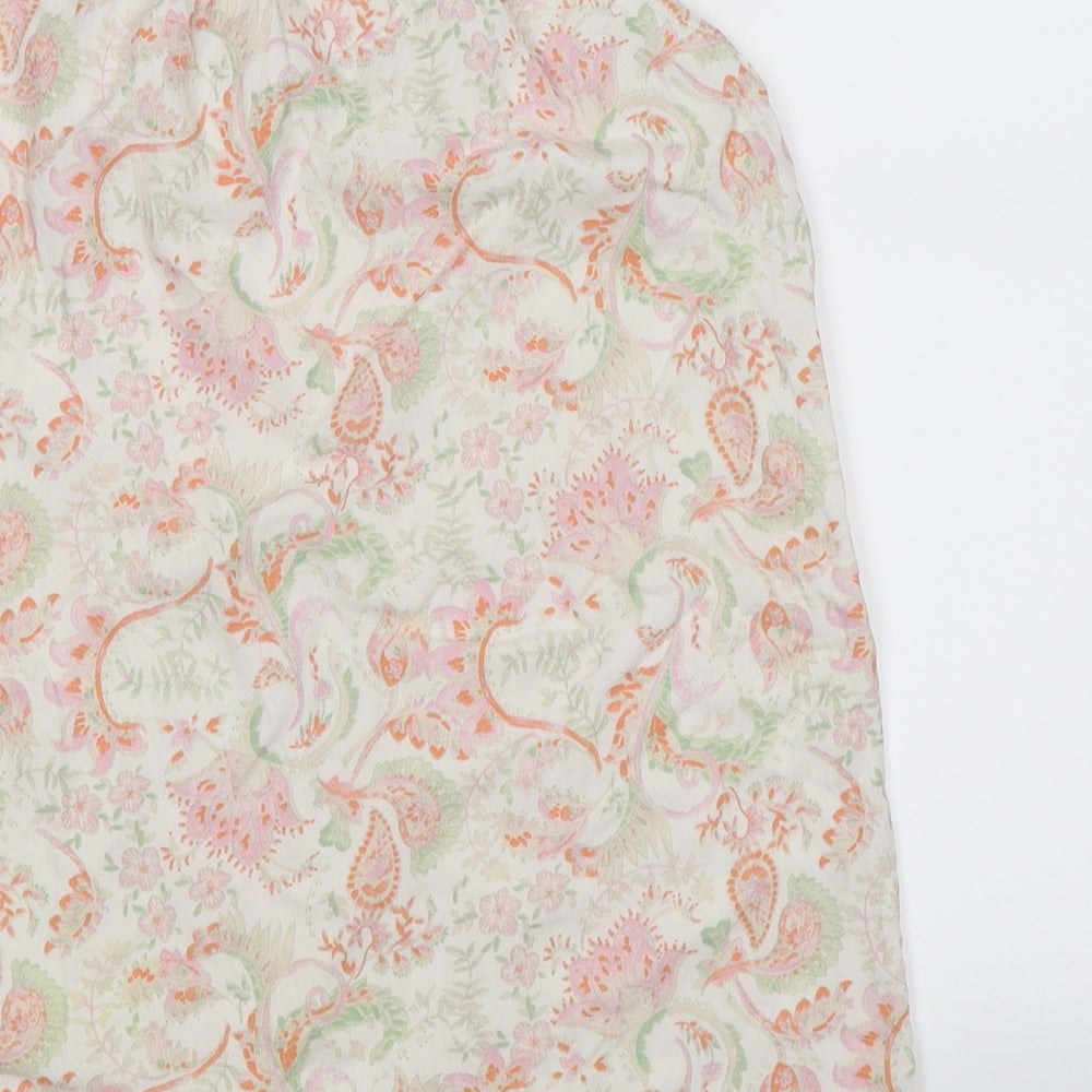 NEXT Girls White Floral  Tank Dress  Size 12 Years